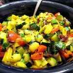 Pan Fried Indian Squash and Peppers