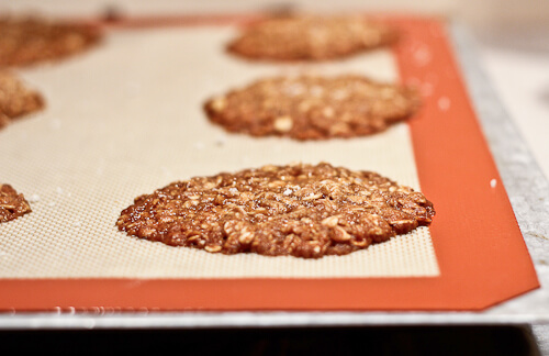 Salted Browned Butter Honey and Oatmeal Drop Cookies