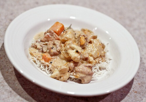 Bengali Chicken and Cauliflower Curry