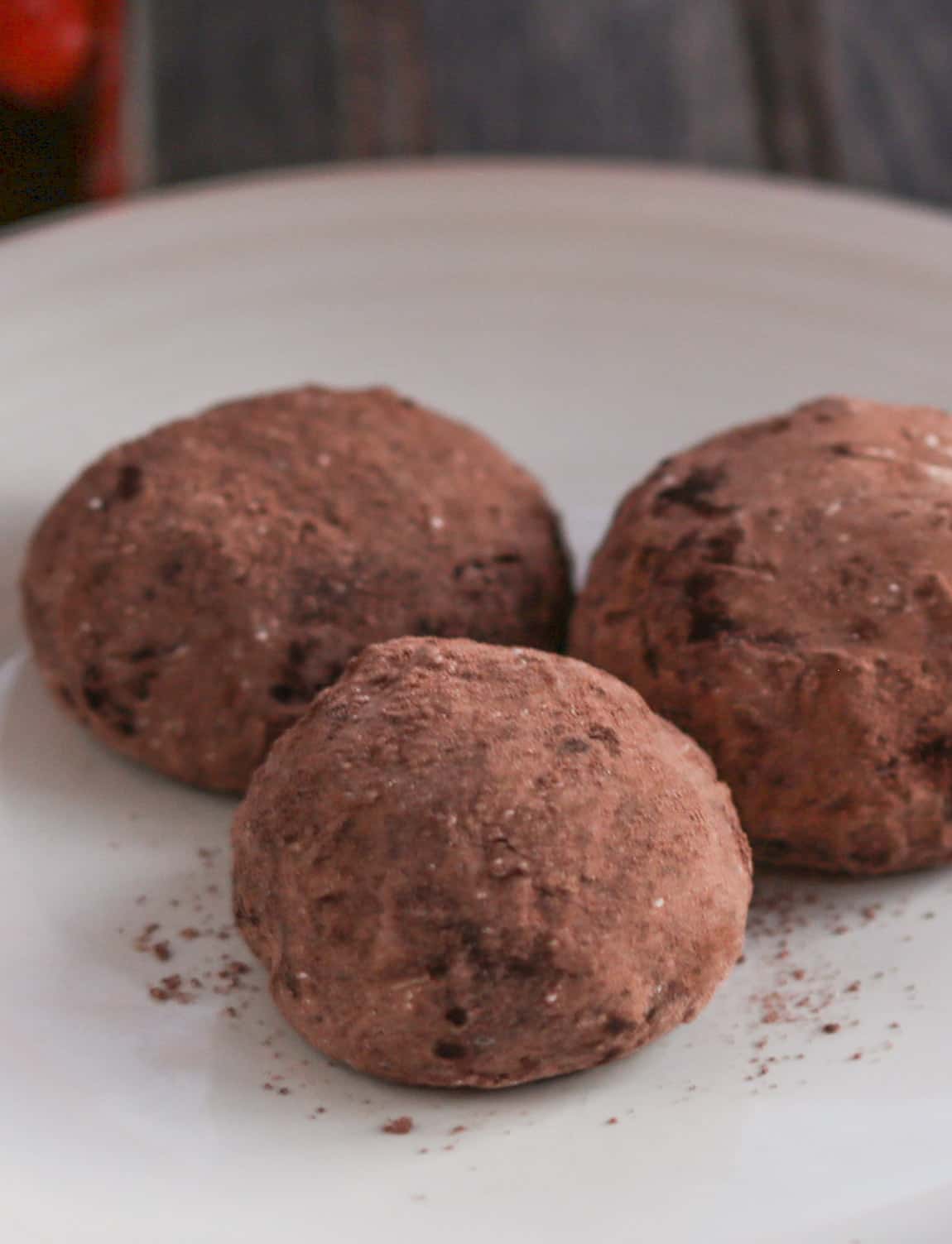 Chocolate Butter Ball Cookies