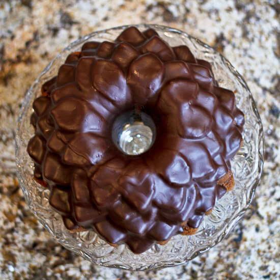 CHocolate Glazed Latte Cake