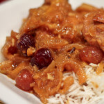 Parsi Inspired Chicken Curry with Mangoes and Cherries