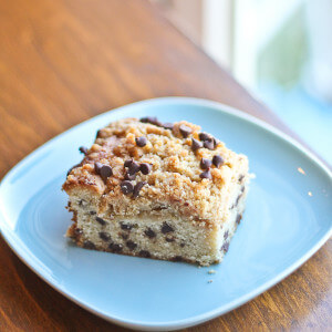 Chocolate Chip Buttermilk Crumb Cake - The Spiced Life