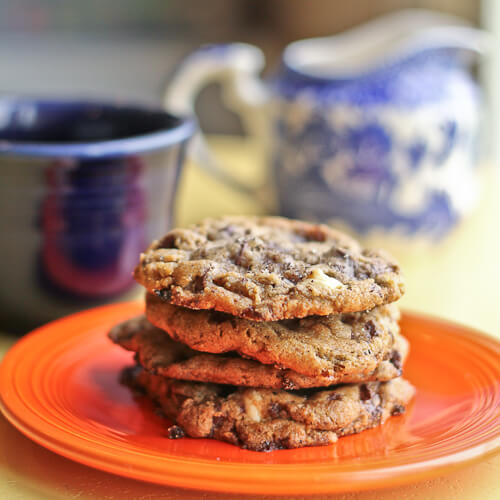 Double Chocolate Chip & Cappuccino Crunch Cookies