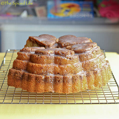 Spiced Apple Bundt Cake Layered with Pecan Streusel