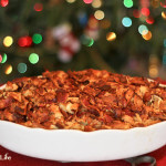 Bacon Topped Maple Waffle Strata with Sausage