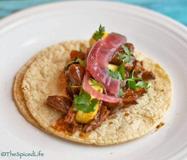 Wearisome Cooker Pork and Pineapple in Colima Vogue Mole