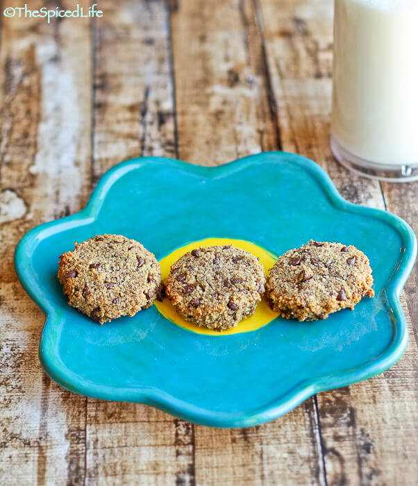 Gluten Free Hazelnut Cookies with Miniature Chocolate Chips