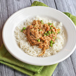 Chicken Braised in Indian Almond Sauce with Peas