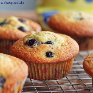 Blueberry Cream Cheese Muffins - The Spiced Life