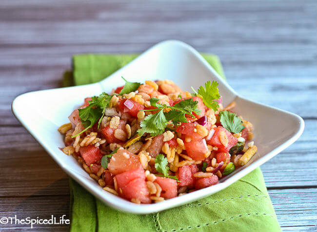 Watermelon Chaat (Indian Snack Salad)