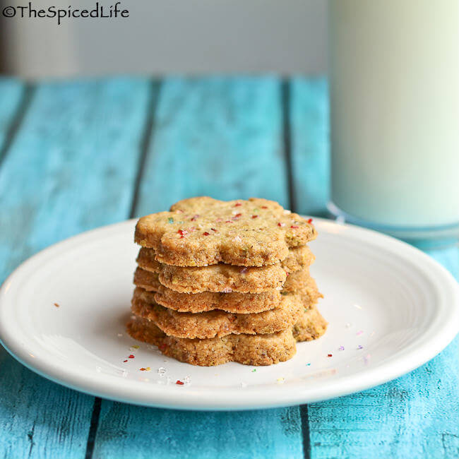 Lebanese Pistachio Cookies with Orange Blossom Water--easily made in food processor!