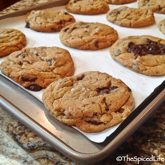 Chocolate Chip Cookies made with an Assortment of Chocolate--don't let lack a lack of chocolate chips stop you from making this cookies!