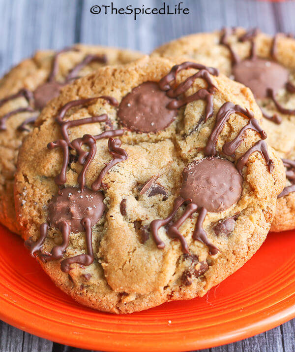 Spider Infested Chocolate Chip Cookies: an easy Halloween treat!