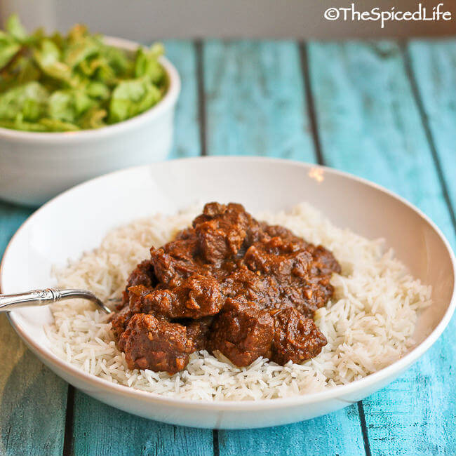 Restaurant Style Beef Vindaloo curry--easy and delicious!