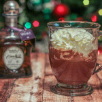 A Mexican inspired hot chocolate fortified with tequila and a pinch of chipotle powder kicks the holiday season up a notch!