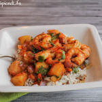 Stir Fry of Sweet and Salty Shrimp with Pineapple and Carrots; Review of 300 Best Stir Fry Recipes