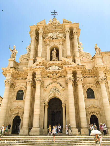 Duomo di Siracusa --most interesting cathedral we saw in Italy and my favorite part of traveling in Sicily!