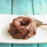Chocolate Glazed Chocolate Bundtlettes like Grandma used to make--only glazed with a spur of the moment water and butter ganache!
