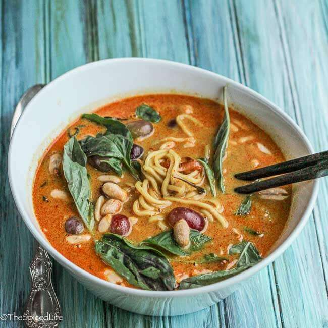 How to Stretch Thai Yellow Curry for Multiple Meals: a Thai Yellow Curry becomes a ramen bowl, and with small changes becomes different enough to be exciting and no one complains about leftovers! A fantastic dinner--Thai yellow curry paste recipe included!