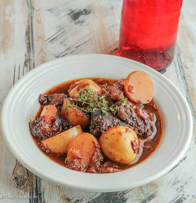 Plum Braised Beef with Potatoes