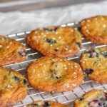 Blueberry Cookies made with fresh blueberries