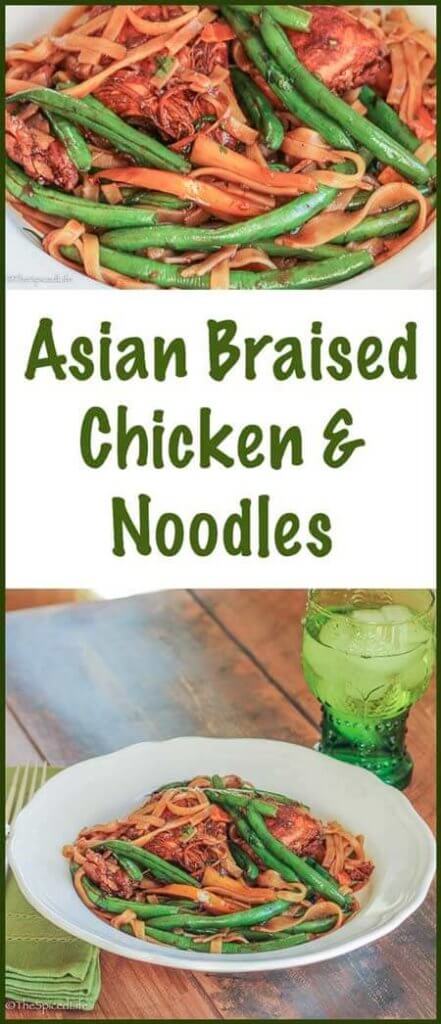 Asian Braised Chicken and Noodles
