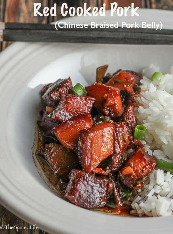 Red Cooked Pork (Chinese Braised Pork Belly)