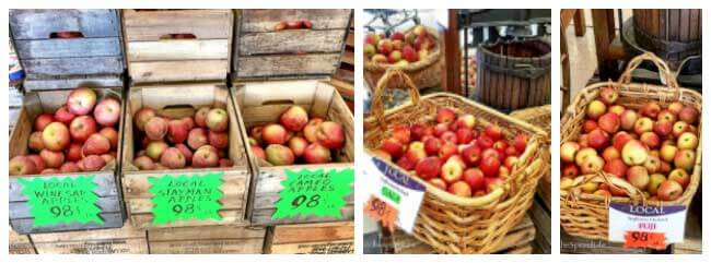 Local apples from McGinnis Sisters