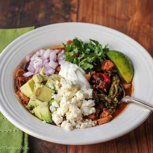 Vegetarian Pozole (or Posole) with Scarlet Runner Beans - The Spiced Life