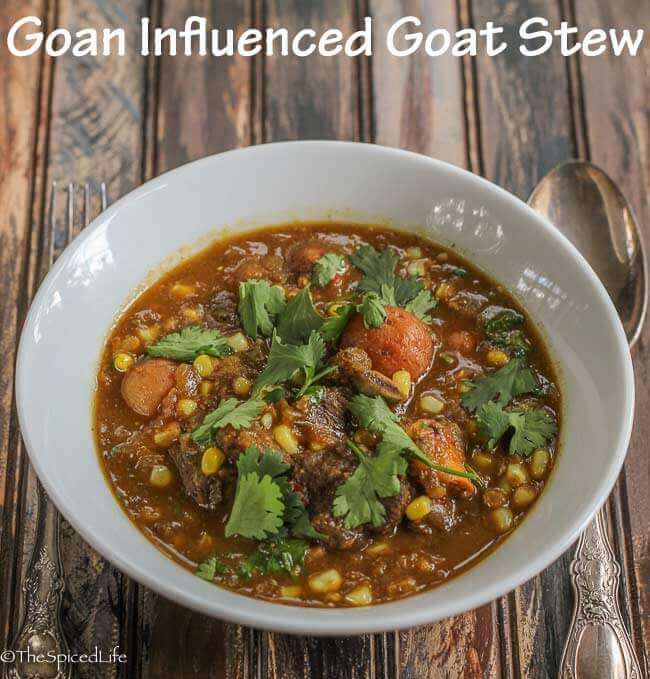 Goan Influenced Goat Stew for the slow cooker