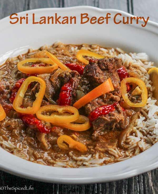 Sri Lankan Beef Curry for the slow cooker