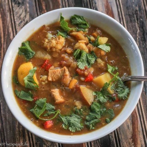 Curried Kitchen Sink Soup - The Spiced Life