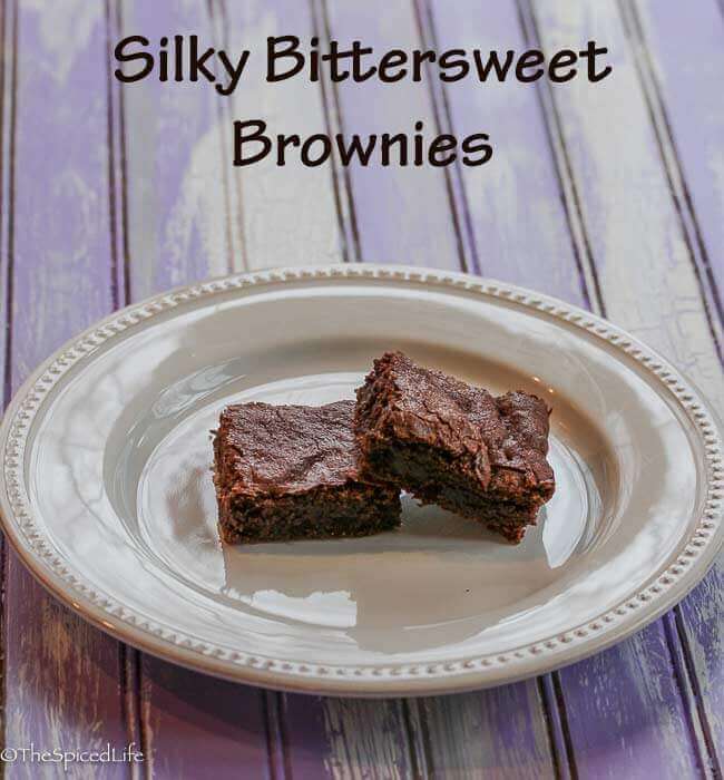 Silky Bittersweet Brownies