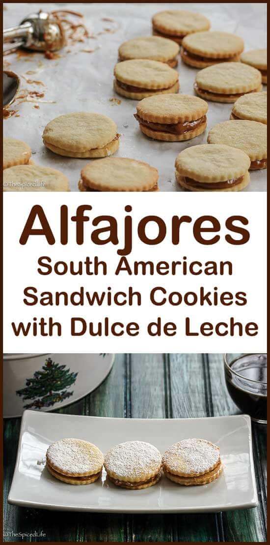 Alfajores (South American sandwich cookies with dulce de leche)