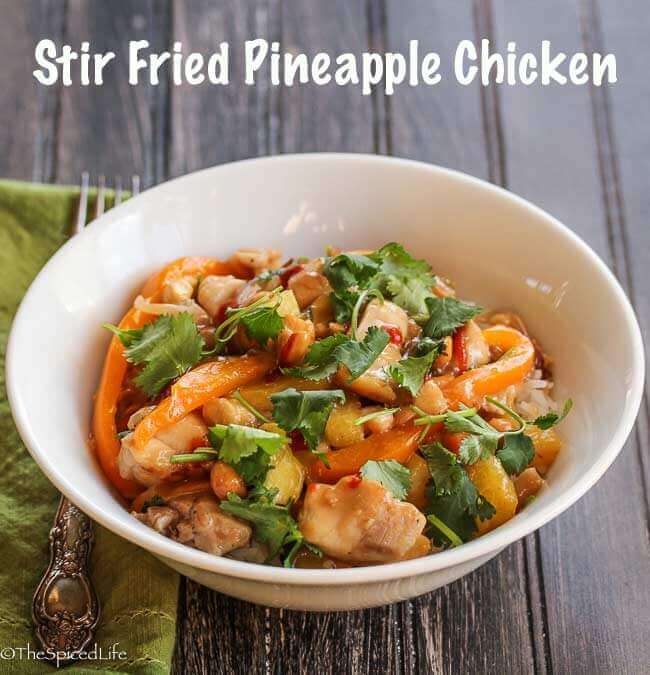 Stir Fried Pineapple Chicken