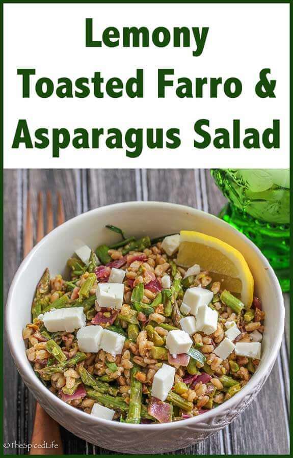 Lemony Toasted Farro and Asparagus Salad