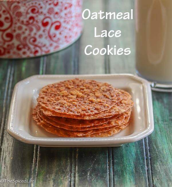 Oatmeal Lace Cookies