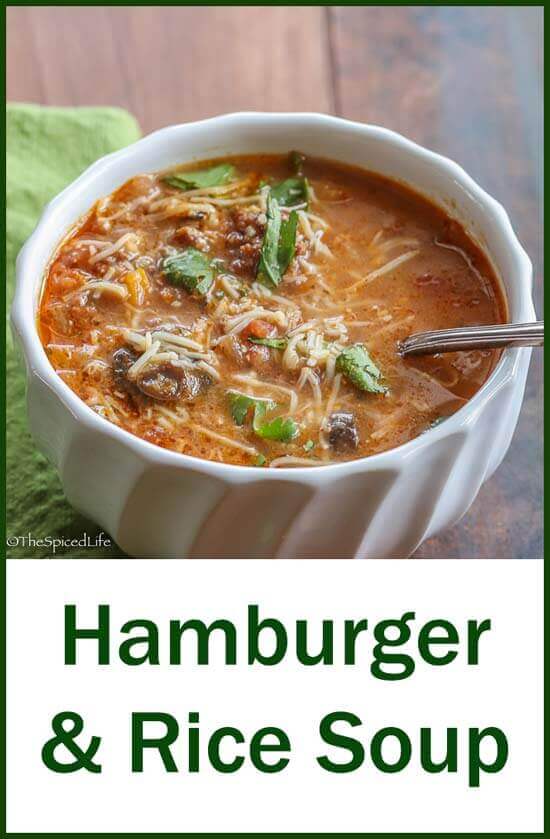 Hamburger and Rice Soup