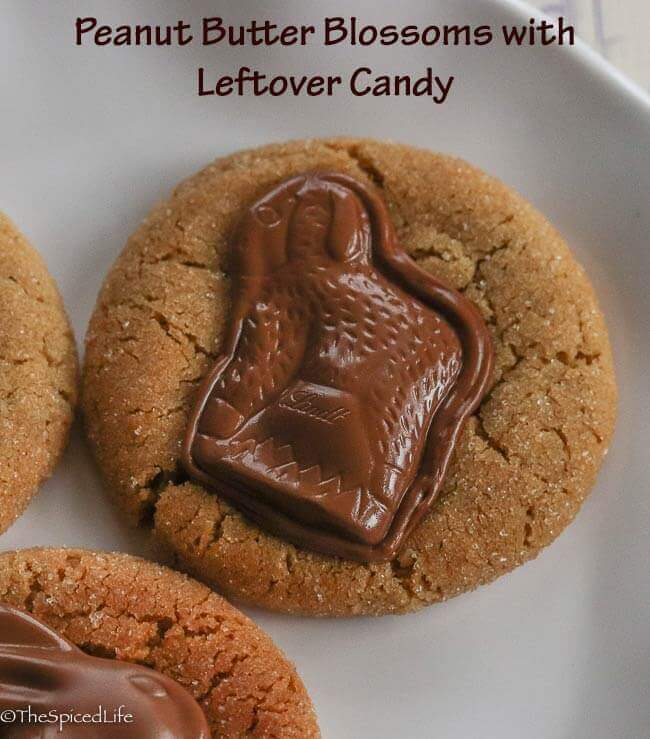 Peanut Butter Blssoms with Leftover Candy
