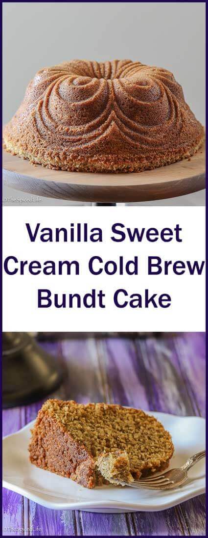 Vanilla Sweet Cream Cold Brew Bundt Cake