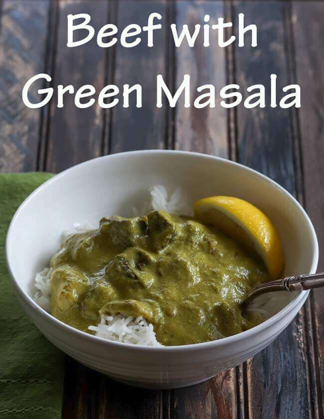 Beef with Green Masala