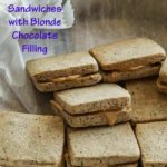 Espresso Sable Sandwiches with Blonde Chocolate Filling