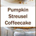 Pumpkin Streusel Coffeecake
